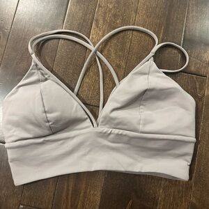 Women's lulu Gray Strappy Bralette